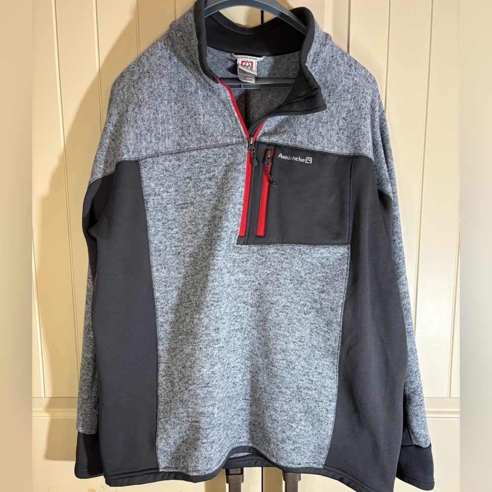 Avalanche 1/4 Zip Men’s 2XL Grey Sweatshirt